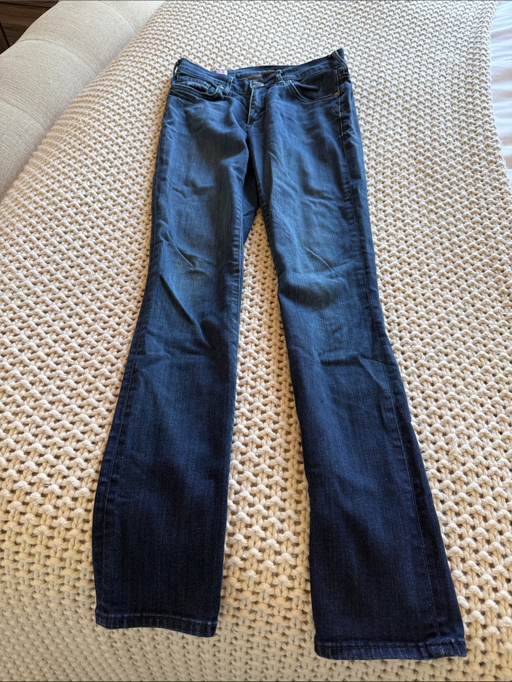 True Religion Dark Blue Flare Jeans